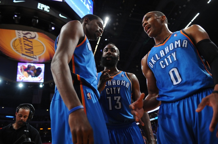  雷霆三少得分全部进入历史前20！他们是NBA历史最大的如果吗？